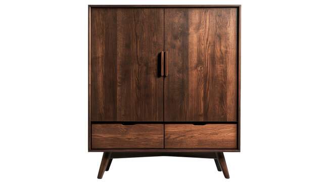 Elegant Wooden Cabinet with Minimalist Design Featuring Smooth Handles and Functional Storage for Modern Interior Spaces