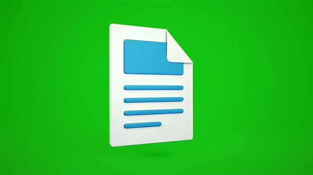 Document Icon Simple, Clean Design for Your Projects