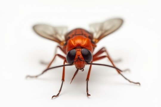 Close up view of the red batterfly
