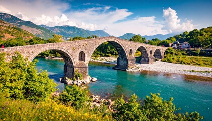 Fototapeta premium bridge over the river