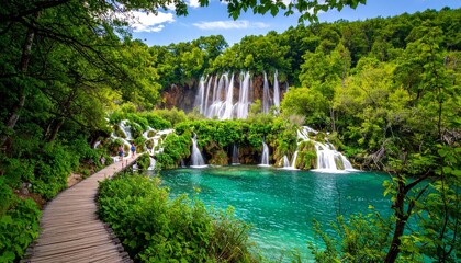 plitvice lakes national park croatia © Ayazvaa