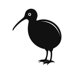 kiwi bird Vector icon isolated on white background