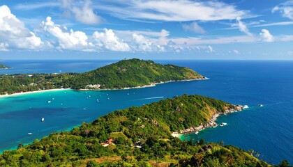 Fototapeta premium view from the sea