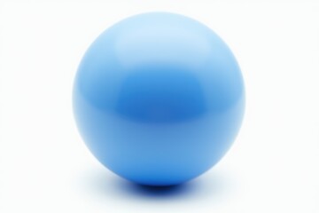 Fototapeta premium Blue Ball isolated on a White background with clipping path