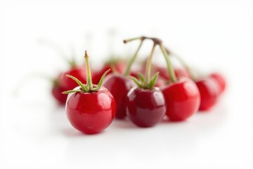 Cranberry. Berry isolated on white background. Collection. Full depth of field.