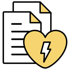 イラストアイコン素材：ファイル