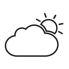 partly cloudly icon