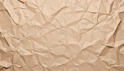 Obraz premium crumpled brown paper