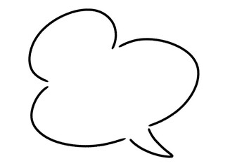 手書き吹き出し シンプル