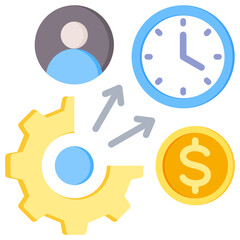 Resource Allocation Icon