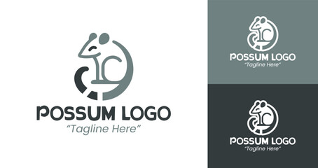 Elegant and Stylish Possum Logo for Corporate Branding and Marketing