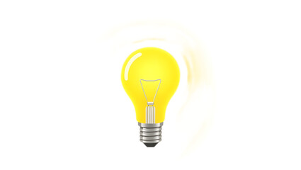 Light Bulb PNG – Transparent Idea & Innovation Icon Clipart for Bright Design Concepts
