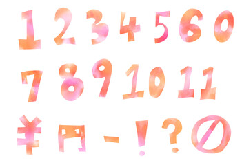 数字イラストセット