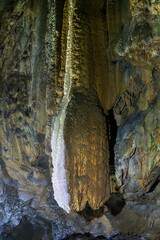 stalactite in the cave