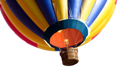 Hot Air Balloon PNG – Transparent Background Clipart for Travel, Kids, and Creative Design Adventure and travel blog graphics
	