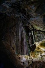stalactite in the cave