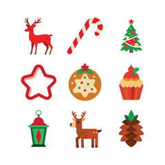 Christmas Celebration Vector Illustration Pack
