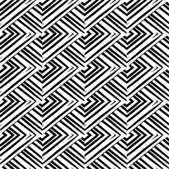 Vector monochrome seamless pattern. Abstract texture for fabric print, card, table cloth, furniture, banner, cover, invitation, decoration, wrapping.seamless repeating pattern.Black and white color.