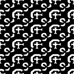 Vector monochrome seamless pattern. Abstract texture for fabric print, card, table cloth, furniture, banner, cover, invitation, decoration, wrapping.seamless repeating pattern.Black and 
white color.