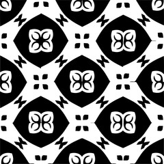 Vector monochrome seamless pattern. Abstract texture for fabric print, card, table cloth, furniture, banner, cover, invitation, decoration, wrapping.seamless repeating pattern.Black and 
white color.