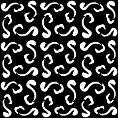 Vector monochrome seamless pattern. Abstract texture for fabric print, card, table cloth, furniture, banner, cover, invitation, decoration, wrapping.seamless repeating pattern.Black and white color.