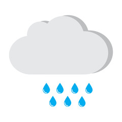 rain cloudly icon