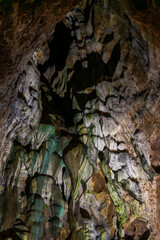 stalactite in the cave