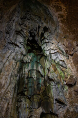 stalactite in the cave