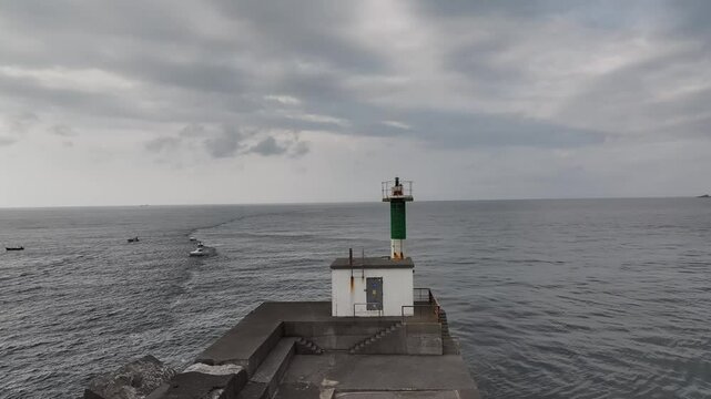 Barra de San Esteban en Muros de Nalon, Asturias
