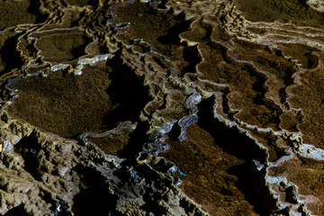 stalagmite in the cave