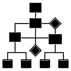 vector illustration of a modern design with squares