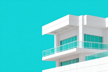 Stunning exterior view of a modern home featuring wide glass panels, embodying transparency and minimalistic design aesthetics.