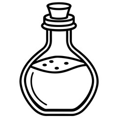 Lab Flask Icon Vector Set