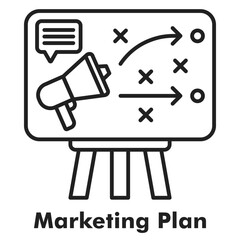 Marketing Plan Outline Icon