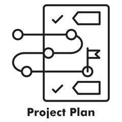 Project Plan Outline Icon