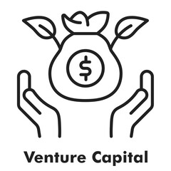Venture Capital Outline Icon
