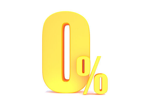 Gold 0 Percent off 3d Sign on White Background, Special Offer 0% Discount Tag, Sale Up to 0 Percent Off,big offer, Sale, Special Offer Label, Sticker, Tag, Banner, Advertising, offer Icon