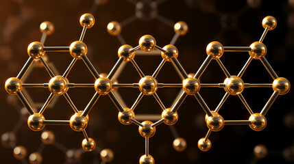 Buckminsterfullerene molecules, illustration