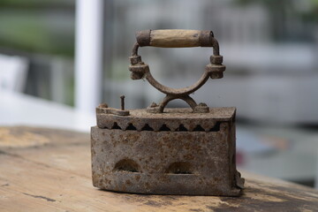 old rusty iron