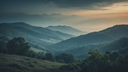 A stunning perspective of the hills