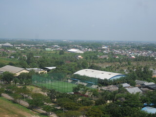 Fototapeta premium A breathtaking aerial view capturing landscapes, cityscapes, and natural beauty from a high perspective.