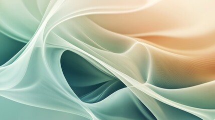 Fototapeta premium A serene abstract background with flowing lines and muted tones, evoking a sense of tranquility and elegance for a refined and stylish appearance.