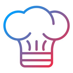 Chef Hat line icon style