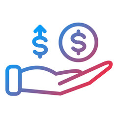 Accrual line icon style