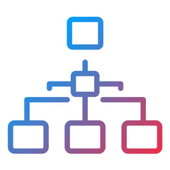 Project Scheme Line Icon Style