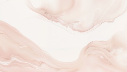 Obraz premium Minimalist Fluid Abstract Art in Blush Pink and Beige