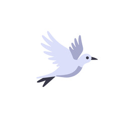 Obraz premium Flying Bird Icon Illustration Vector Graphic Design
