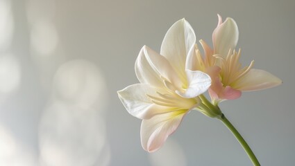 Fototapeta premium A beautiful Alstroemeria flower in full bloom.