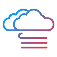 Mist Line Icon Style
