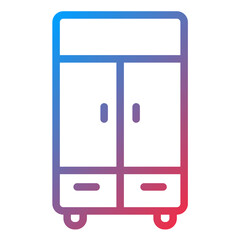 Cabinet Line Icon Style